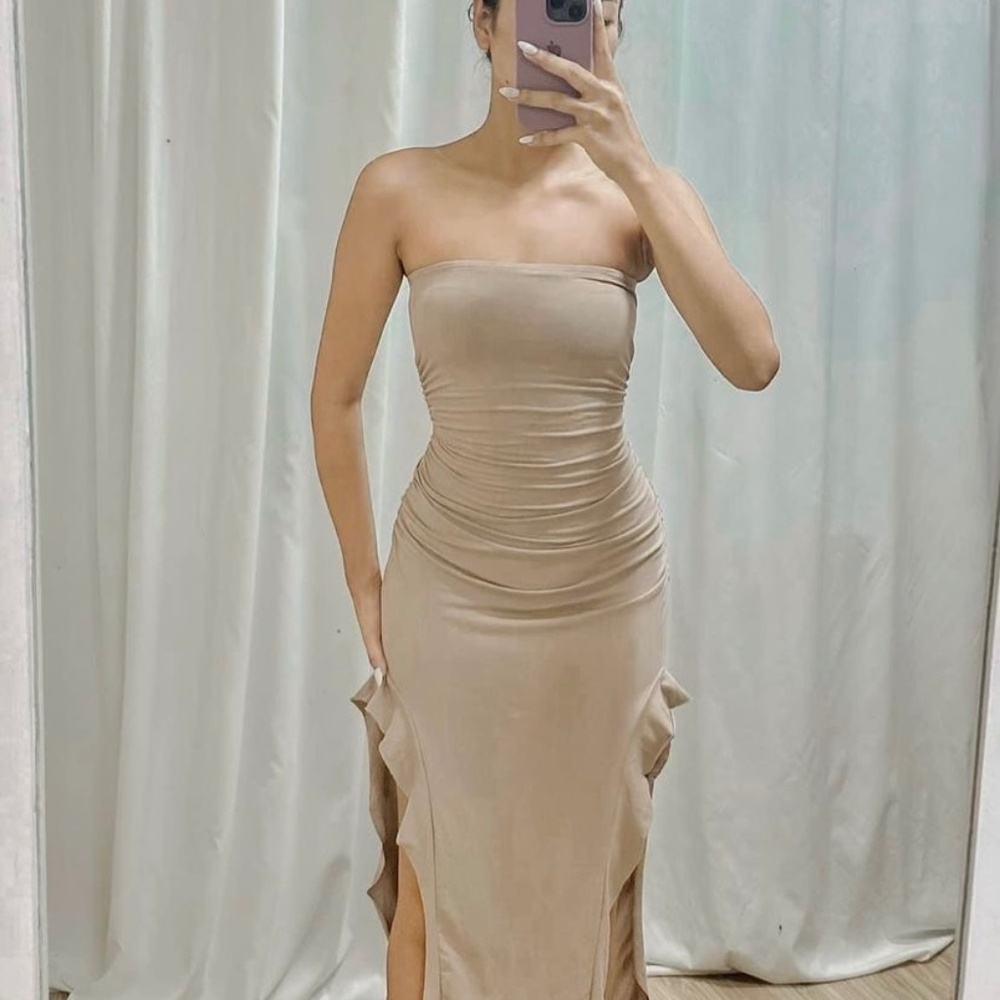 Kina Dress (Brown)